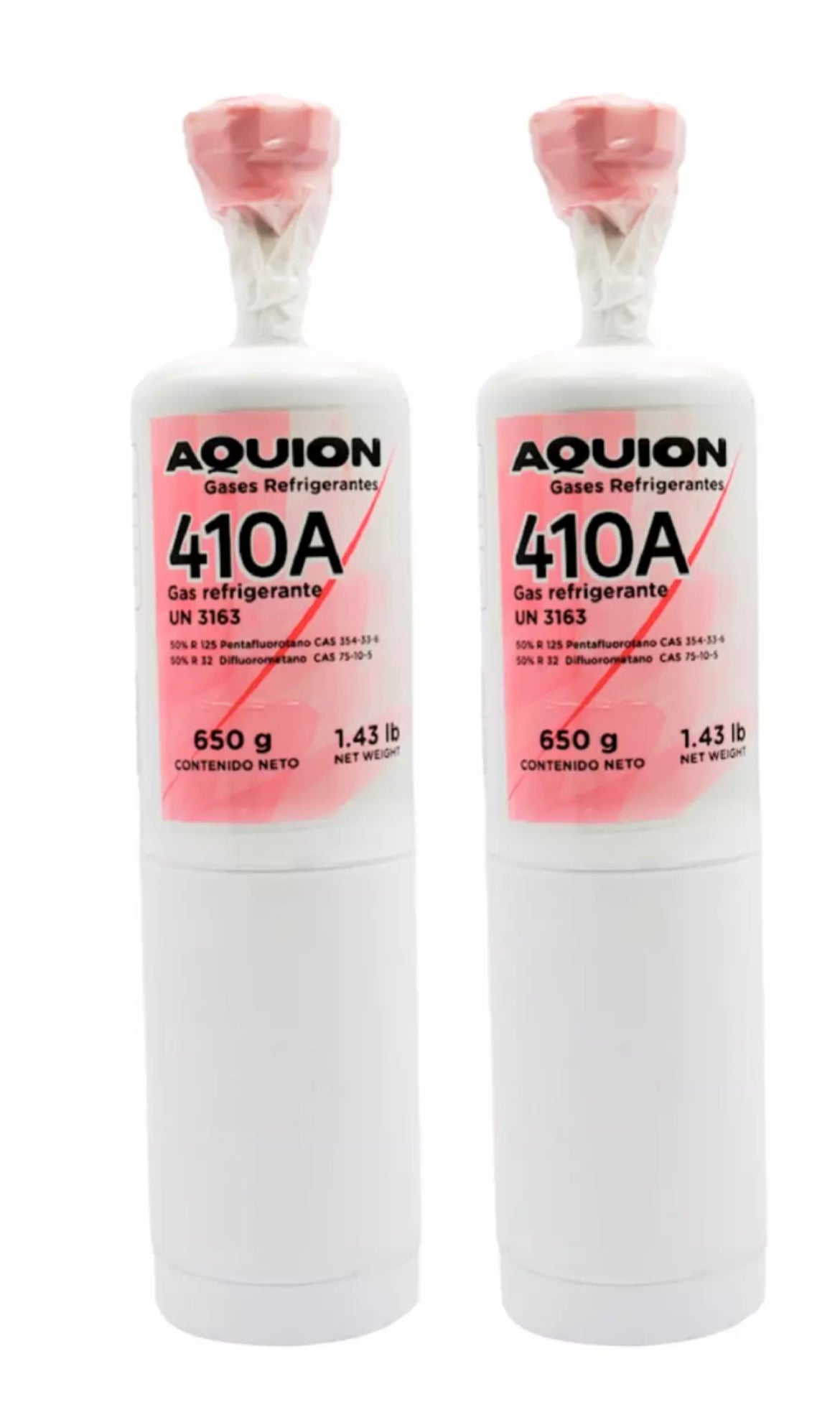 R410a REFRIGERANT 2.86 LBS (46oz) FAST SHIPPING / VALVE INCLUDED! (2 CANS)